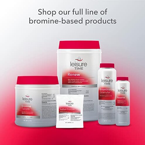 Leisure Time Spa RENU5 Shock Renew Non-Chlorine Shock Treatment, Revitalize Your Spa with Powerful and Safe Non-Chlorine Formula, 5 lbs