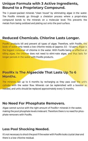 PoolRX+ pool unit 7.5k-20k gallons