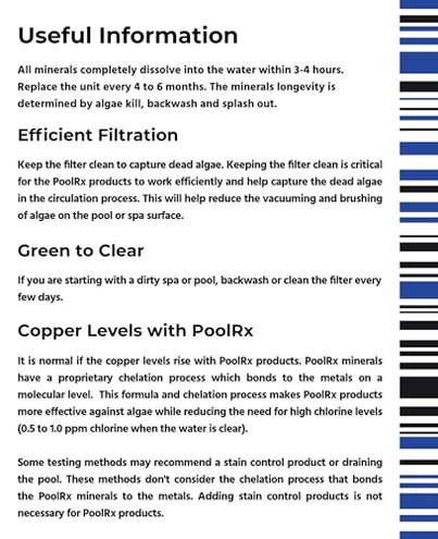 PoolRX+ pool unit 7.5k-20k gallons