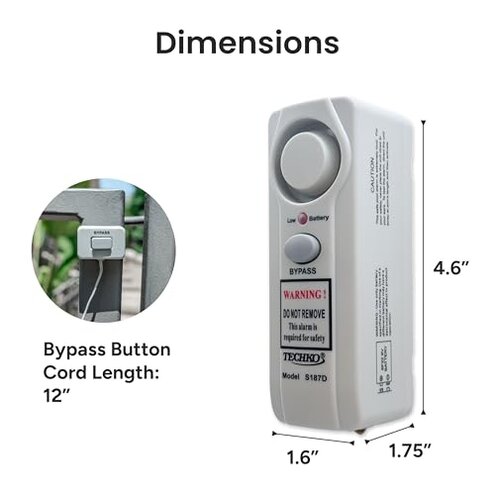 Techko S187D Safe Pool Alarm