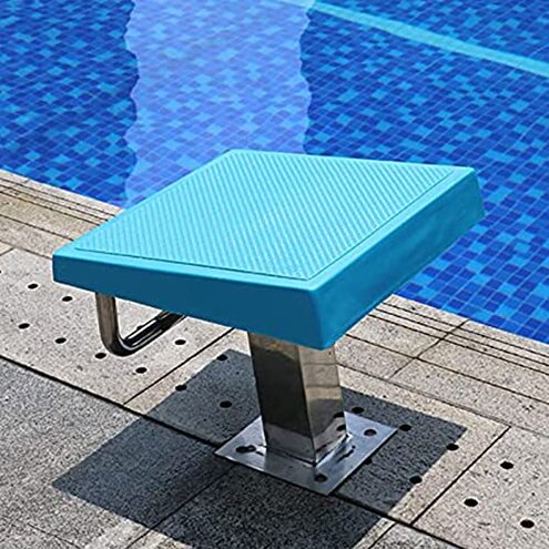 CHUNTIANMEI Diving Board Professional Heavy Duty Diving Board, Stainless Pool Jumping Platform, Anti Slip Rubber Surface, Competition Diving Board Deck, Diving Boards for Inground Pools