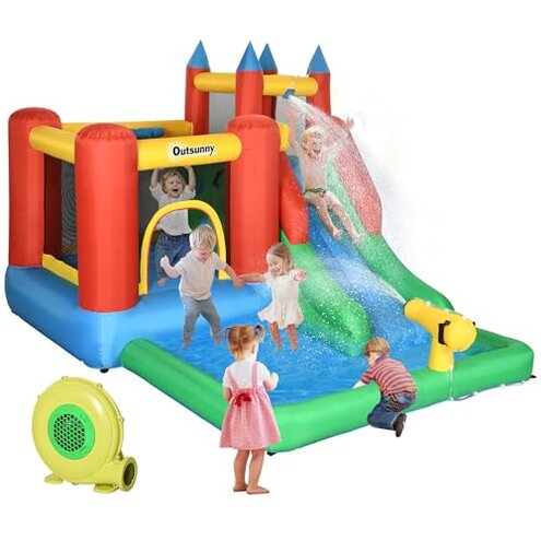 Outsunny Inflatable Water Slide: Air Leak Issues Review