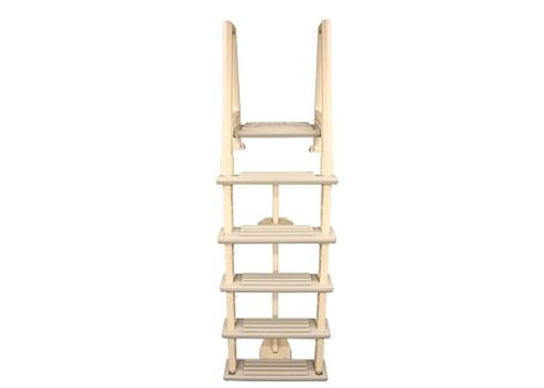 Confer Plastics 6000X Heavy Duty Above Ground in-Pool Swimming Ladder for Decks Adjustable from 42IN to 56IN HIGH