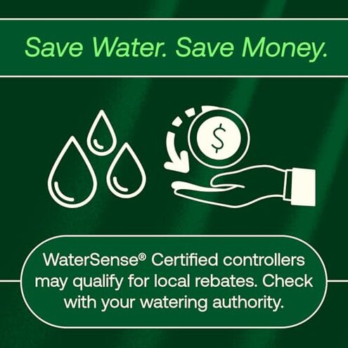 Rain Bird ARC6 App-Based Indoor Smart Irrigation WiFi Timer/Controller, 6-Zone/Station, EPA WaterSense Certified, Compatible with Alexa