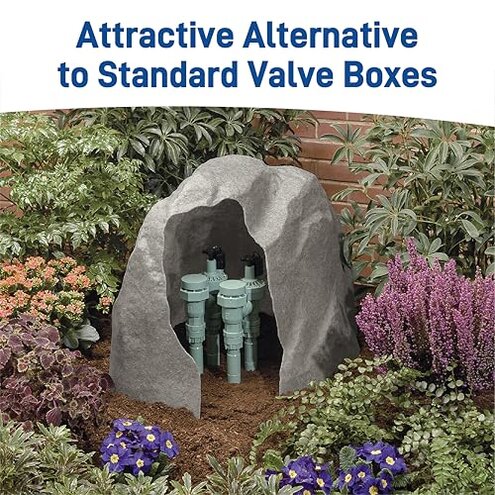 Orbit 53016 Granite Resin Rock Box Sprinkler Valve Cover