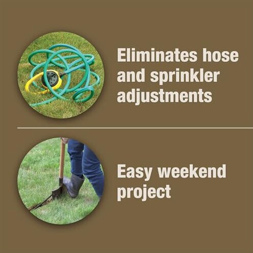 Rain Bird 32ETI DIY Self Install In-Ground Automatic Sprinkler System Kit