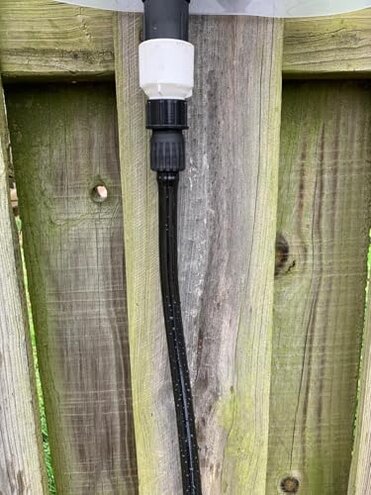 ZY-hosetube 1/2" id - 100ft Black Vinyl Tubing Flexible PVC Tube Hybrid Hose Transfer Water Fuel Gas for Pond Fountain Garden Waterfall, Durable and Safe, with 2 Hose Clamps