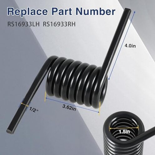 Heavy-Duty Trailer Ramp Spring,Trailer Coil Springs Left & Right Side RS16933LH RS16933RH