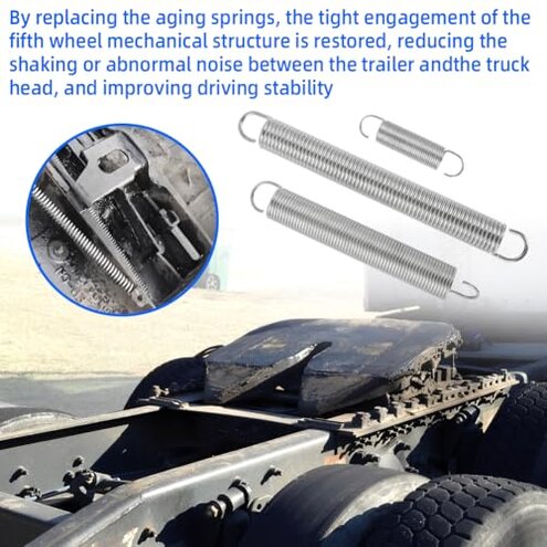 AUTOVIC Fifth Wheel Spring Kit for Fontaine No Slack NT 6000 7000 7000CC Replace 1-KP181 1-KP183 1-KP190 Models KITSPRING