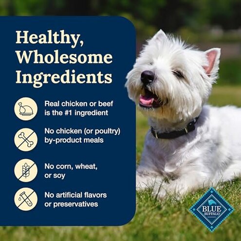 Blue Buffalo Delectables Natural Wet Dog Food Topper Variety Pack, Tasty Chicken, Hearty Beef, Tender Turkey, & Savory Lamb Dinner 3-oz (24 Pack- 6 of Each Flavor)