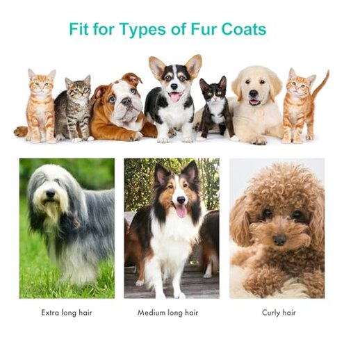 Neakasa P1 Pro Pet Grooming Kit & Vacuum Suction 99% Pet Hair, Professional Clippers with 5 Proven Grooming Tools for Dog and Cat