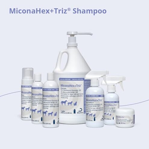 MiconaHex+Triz Shampoo for Dogs, Cats and Horses, 16 oz