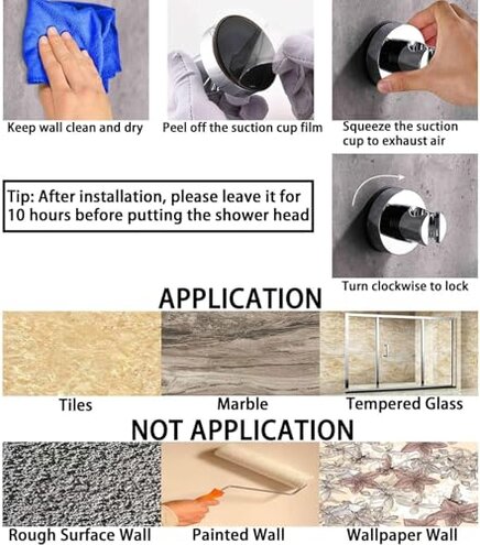 G-Promise Dog Shower Sprayer Attachment for Fast and Clean Pet Showering, Multifunctional Shower, Metal Diverter, 100 Inch Extra Long Hose, No Drill Hook, Dog Washing-Bathroom (Chrome)