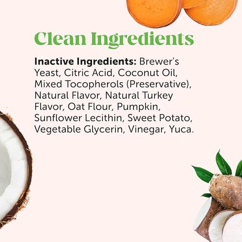 Grass Green Dog Chews - Urine Neutralizer for Lawn, Dog Pee Grass Helps Yard Stay Green Addressing Burn Spots with Probiotics & Enzymes (Duck)