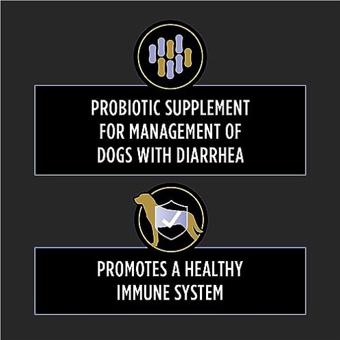 Purina Pro Plan Veterinary Supplements FortiFlora Probiotics for Dogs Chewable Tablets for Digestive Gut Health and Diarrhea - 45 ct. Canister