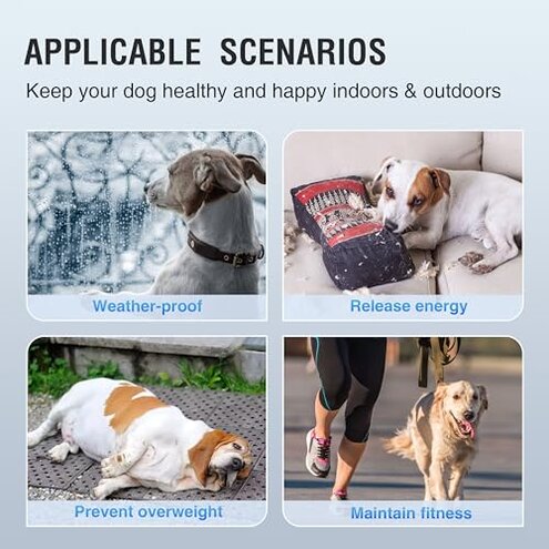 Dog Treadmill for Large/Medium Dogs, Adjustable Ramp Canine Running Slatmill Machine with Pedometer for Exercise & Healthy & Fit Pet Life, Used Indoor Home Up to 300LBS