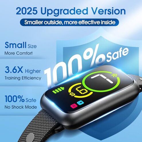 1S Stop Barking Smart Dog Bark Collar, Humane Anti Barking Device with Beep & Vibration, 7 Adjustable Sensitivity, Ultra-Light Bark Collar for Small Medium Large Dogs IP67 Waterproof Indoor Outdoor