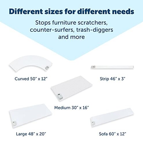 PetSafe ScatMat Indoor Electric Training Mat for Cats & Dogs, Sofa, 60" x 12"