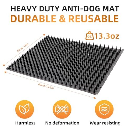 SVD.PET 2-Pack Pet Training Mat with Tester, Pet Shock Pad, Dogs & Cats Electronic Repellent mat for Indoor, 3 Training Modes, 5 Levels, Pet Safe Mode (Black controler 60" X 12")