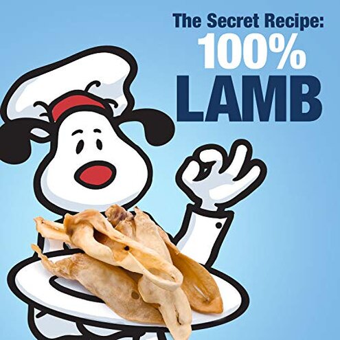 ValueBull Lamb Ears Dog Chews, Varied Shapes, Sizes & Colors, 240 ct Bulk Pack - All Natural Dog Treats, Single Ingredient