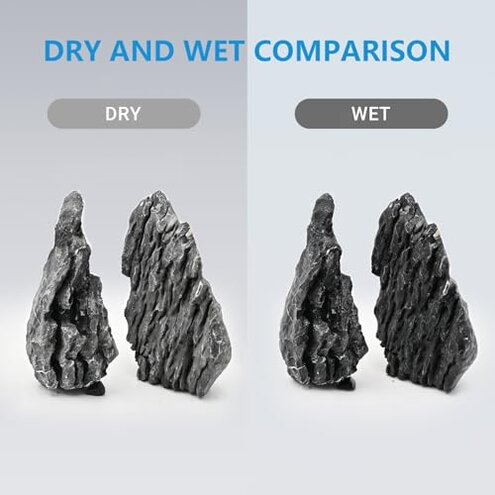 KINGRUI Natural Seiryu Rock Stone 11LB Dragon Stone for Aquarium Landscaping Models Fish Tank Decoration Reptile and Amphibian enclosures 3-6inch