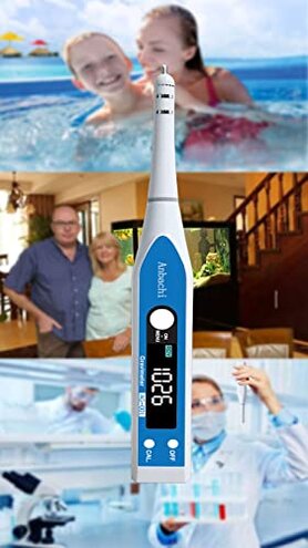 Digital Salinity Meter 3-in-1 Saltwater Tester &ndash; Specific Gravity, Salinity & Temperature Pen Hydrometer, High Accuracy Water Quality Tester for Aquarium, Marine, Pool, Hydroponics, Aquaculture