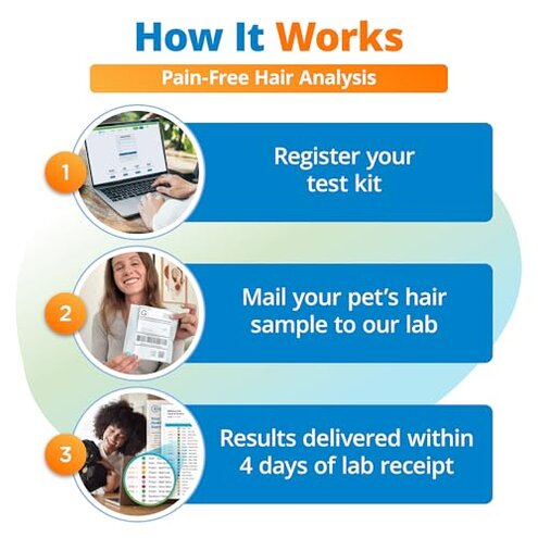 5Strands Pet Food Intolerance & Environmental Sensitivity Test, at Home Gut Health Test for Dogs & Cats, 857 Items Tested, Pet Health Check, Results in 4 Days, for All Ages and Breeds
