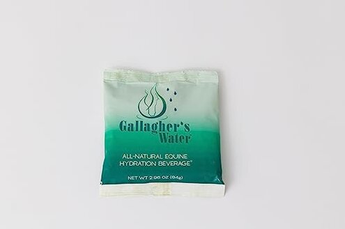 Gallagher's Water 12 Pack All-Natural Equine Hydration Treat - Enhancement Powder Mix Horse Drink Treat to Help Encourage to Drink Water - Made with All Natural Ingredients, FEI Compliant