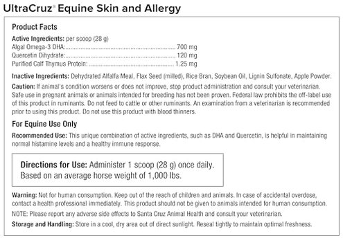 UltraCruz&reg; Equine Skin and Allergy, 4 lb