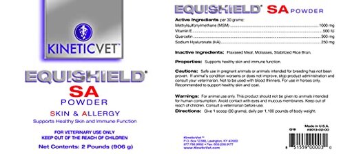 KineticVet EquiShield SA (Skin & Allergy) Powder, 2 lb.