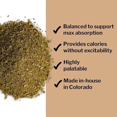 Formula 707 Weight Gain Crumble Equine Supplement, 7 lb Bag &ndash; Palatable, Calorie-Rich Nutritional Support for Hard-to-Keep and Senior Horses