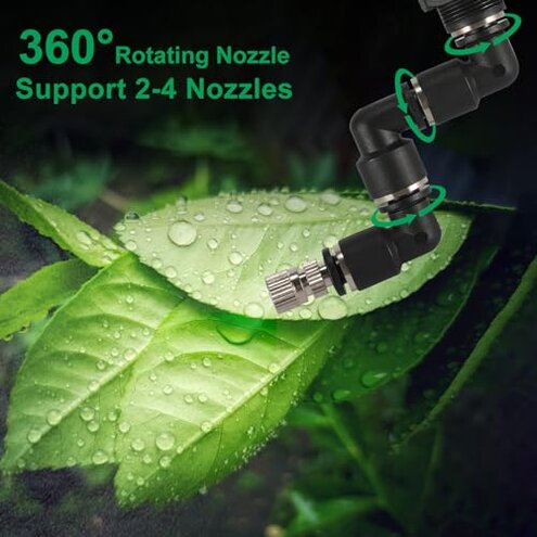 Reptile Mister With Inner Clock, Easy to Setup Misting Timer for Reptile Tanks, DIY Misting System for Amphibians, and Rainforest Plants