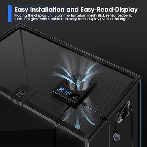 Reptile Dimming Thermostat Reptile Terrarium Thermometer Hygrometer