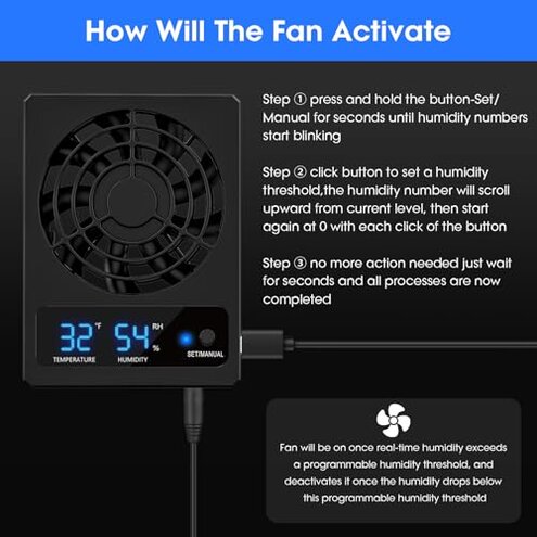 Reptile Dimming Thermostat Reptile Terrarium Thermometer Hygrometer