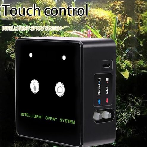 Automatic Reptiles Misting Device With Intelligent Controlled Humidifier Adjustable Copper Nozzles For Terrariums Plant Care