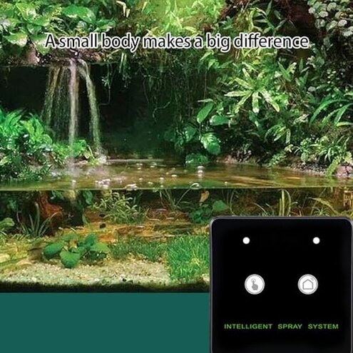 Automatic Reptiles Misting Device With Intelligent Controlled Humidifier Adjustable Copper Nozzles For Terrariums Plant Care