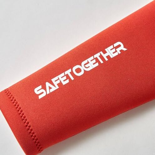 Freebily Adult 2mm Neoprene Swim Coat Mens Long Sleeve Wetsuit Jacket for Surfing Kayaking Paddling Red 4X-Large