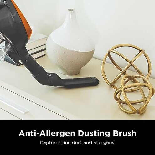 Shark Rocket Ultra-Light Corded Bagless Vacuum for Carpet and Hard Floor Cleaning with Swivel Steering (HV301), Gray/Orange