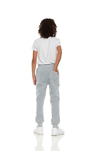 PURE CHAMP 3Pk Boys Sweatpants Fleece Athletic Workout Kids Clothes Boys Joggers with Zipper Pocket and Drawstring Size 4-20 (SET2 Size 6/7)