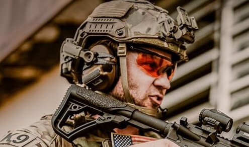 Wiley X Saber Advanced Shooting Glasses ANSI Z87.1+ Safety Sunglasses for Men UV and Eye Protection for Hunting and Shooting Matte Black Frames, Changeable Lenses, Ballistic Rated