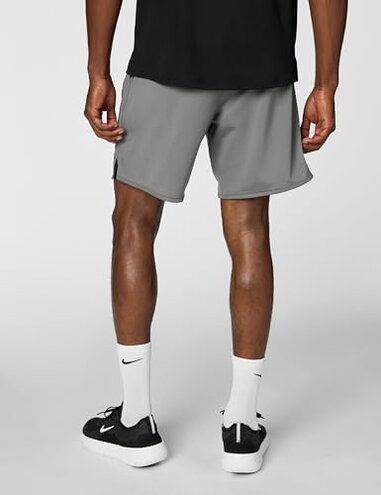 Nike Men's Totality Dri-Fit 7" Unlined Versatile Shorts, Smoke Grey/Black/Smoke Grey/Black, Large