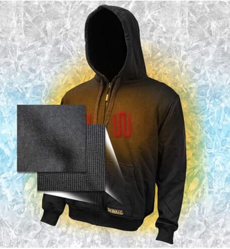 DEWALT Heated Jacket DCHJ067B-L - Battery Life & Cold-Weather Suitability Review