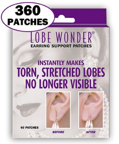Lobe Wonder 360 Ear Lobe Support Patches — Discreet Support vs. Heavy-Earring Limits