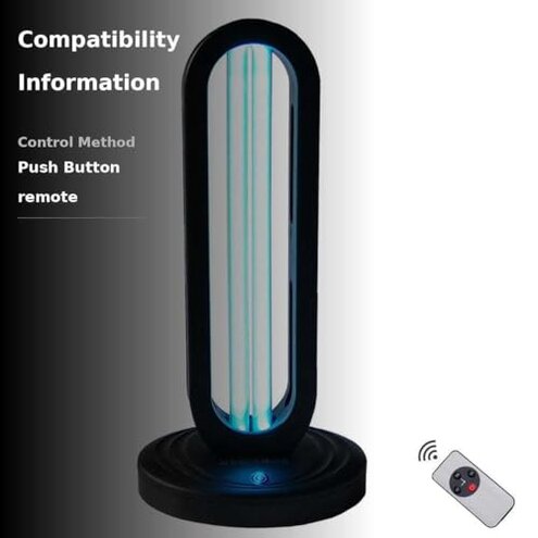 UV Light Disinfection Lamp (38W) — Ozone Safety Concerns and Small-Room Use