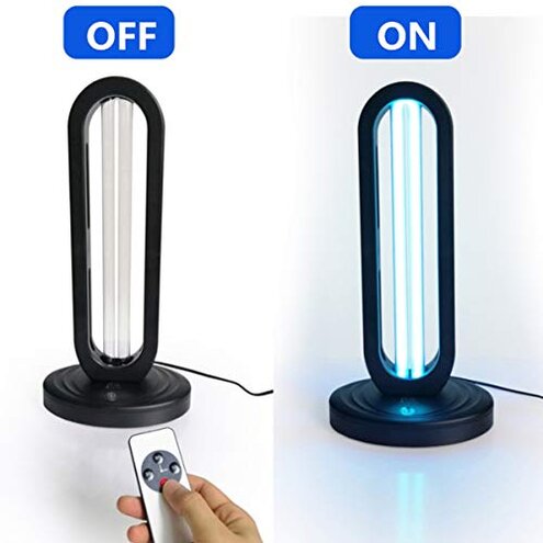 UV Light Disinfection Lamp (38W) — Ozone Safety Concerns and Small-Room Use
