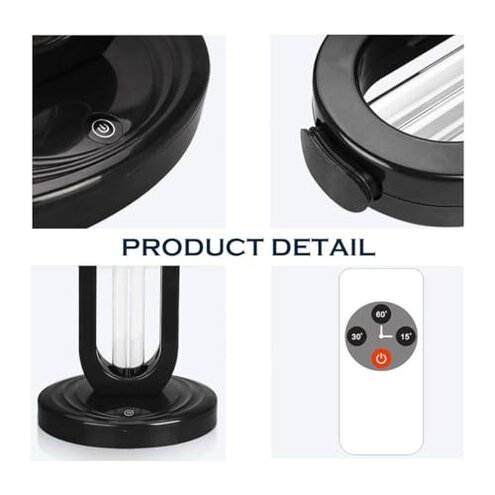 UV Light Disinfection Lamp (38W) — Ozone Safety Concerns and Small-Room Use