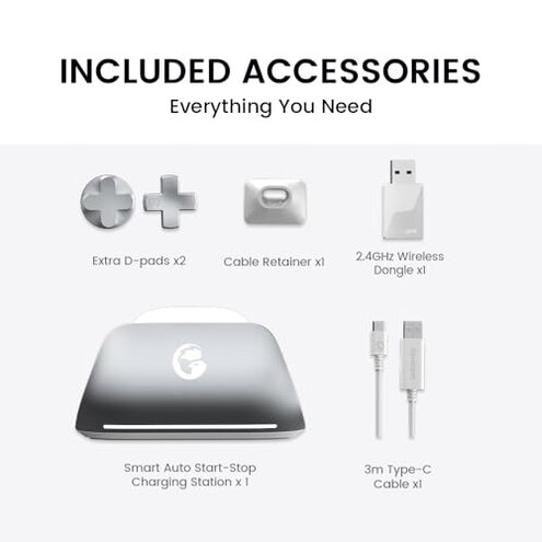 GameSir G7 Pro Wired Controller for Xbox Series X|S, Xbox One, Wireless Gamepad for PC&Android with TMR Sticks, Hall Effect Analog Triggers, 1000Hz Polling Rate, 3.5mm Audio Jack - White