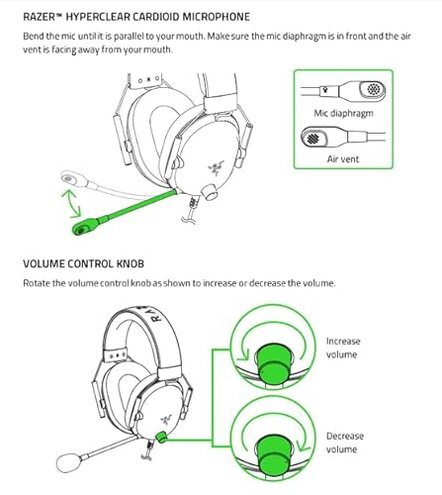 Razer BlackShark V2 X Gaming Headset: 7.1 Surround Sound - 50mm Drivers - Memory Foam Cushion - For PC, PS4, PS5, Switch - 3.5mm Audio Jack - Black