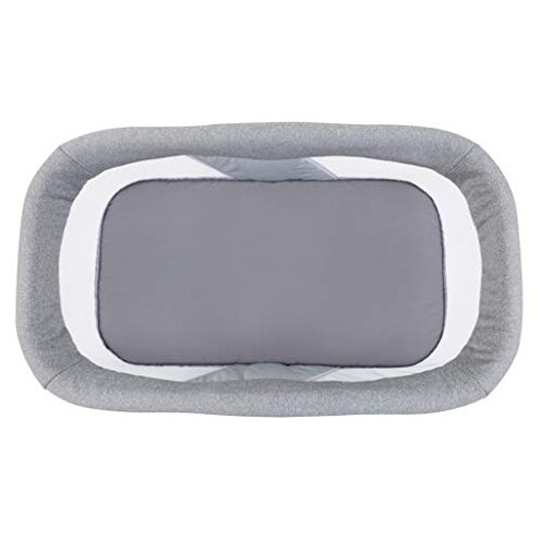 Baby Trend Quick-Fold 2-in-1 Rocking Bassinet, Shadow Stone Gray