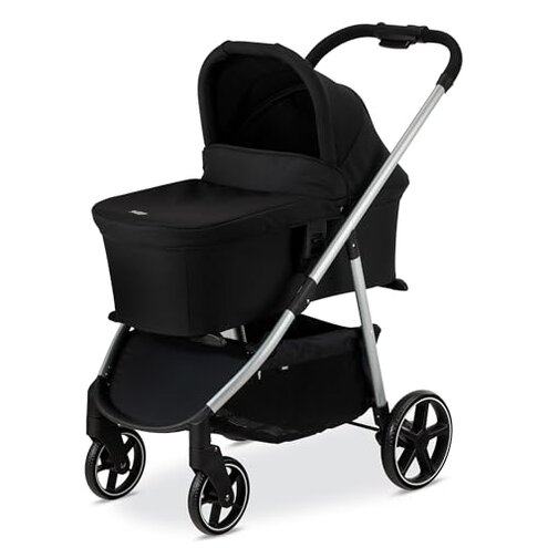 Britax Grove&trade; Modular Stroller, Lightweight Stroller with CozyFit&trade; Insert and Bumper Bar, 6 Ways to Ride, SafeWash, Pindot Onyx